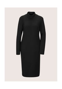 MADELEINE - Jersey-Kleid mit Stehkragen, Midilänge - magenta