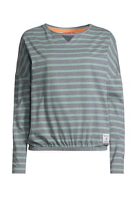 salzhaut - Longsleeve INGMARIE - Navy-Bottle Green