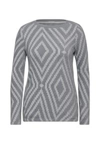 CECIL - Langarmshirt - platinum grey mel.
