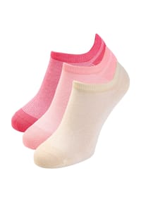 TOM TAILOR - Sneaker-Socken, 3er-Pack, für Damen - 729 BERRY RED