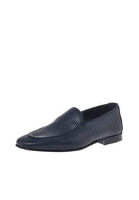 BALDININI - Slipper aus Leder - BLAU