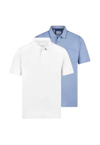 redmond - Poloshirt 2er Pack Basic - Beige