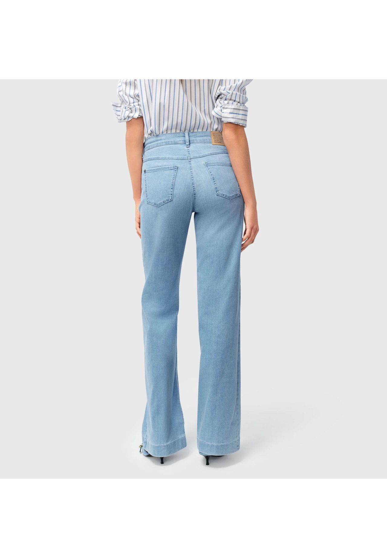 Mac Jeans, Wide-Fit, 5-Pocket-Style, FüR Damen, Blau, 38/32