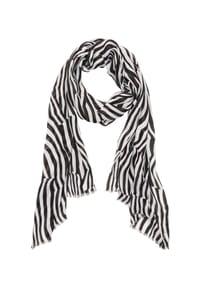 olsen - Schal mit modernem Allover-Dessin - Black