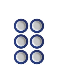 Ritzenhoff & Breker - Suppenteller Doppio ø 22 cm 6er Set DOPPIO - anthrazit