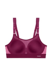 TRIUMPH - Extreme Lite Sport BH, feuchtigkeitsregulierend, atmungsaktiv, für Damen - 3328 DARK WINE
