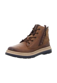bugatti - Leder Stiefelette - Cognac