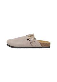 JACK & JONES - Pantolette Huston Leather Buckle Sandale - hellbraun