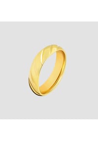 Adelia's - Herren Ring aus Edelstahl - gold