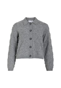 VILA - Pullover - Medium Grey Melange