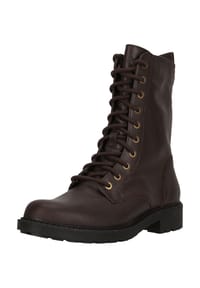 CLARKS® - Schnürboots Orinoco2 Style Dark Brown Lea mit klassischer Schnürung - 5228 Dark Brown Lea