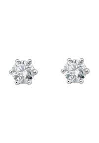 ONE ELEMENT Timeless Diamonds - 0.4 ct Diamant Brillant Ohrringe Ohrstecker - silber