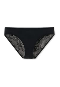 SCHIESSER - Hüftslip, Floral, für Damen  - 000 SCHWARZ