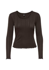 ONLY® - Langarmshirt Tenna, Wellensaum, für Damen - 177912 FIG