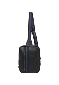 GALERIA GIORGIO FS26 - Umhängetasche, Leder, Reißverschluss - BLACK