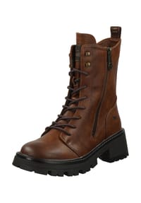 MUSTANG® - Lederimitat Stiefelette - Cognac