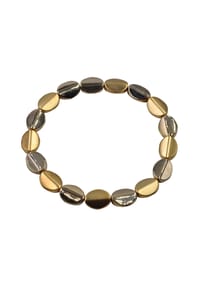 Steuer Modeschmuck - Armband Metall - gelb
