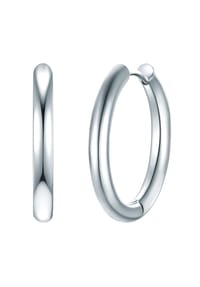 EAST / SIDE - Damen Ohrringe aus Edelstahl in Silber - silber