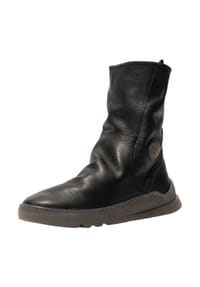 softinos® - Leder Stiefelette LOG - Navy