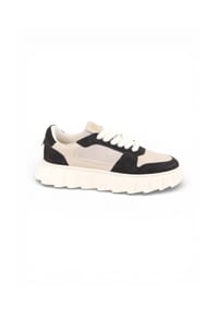 Apple of Eden - Sneaker LONDON Premium-Ledersneaker mit modernem Design - BORDO-IVORY
