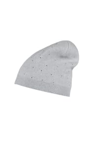 CAPO - Strickbeanie, Kaschmir, Strass Formstrick - beige