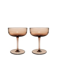 like. by Villeroy & Boch Sektschalen / Dessertschalen Like Glass 100 ml 2er Set - LIKE GLASS - braun