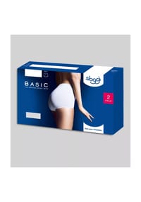 sloggi - Basic+ Maxi-Slip, 2er-Pack, uni, für Damen - 03 WHITE