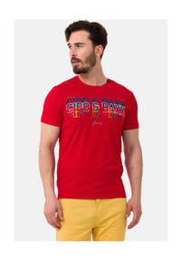 CIPO & BAXX® - T-Shirt CT717 gerade geschnitten - NAVYBLUE