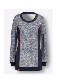 Witt - Sweatshirt - camel-weiß-meliert