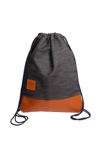Manufaktur13 - Denim Leather Sports Bag - Black Out