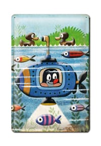 LOGOSHIRT® - Tin Plate Der kleine Maulwurf - U-Boot - farbig