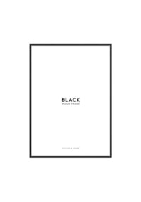  POSTER & FRAME® - Holz-Rahmen Acrylglas Schwarz - Schwarz