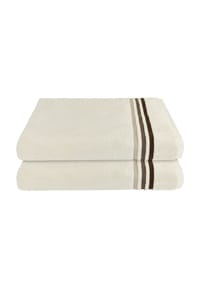 SCHIESSER - Frottier-Duschtücher Skyline Color im 2er-Set (à 70x140cm) - altrosa