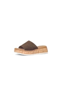 Gabor® - Pantoletten, Leder, für Damen - Weiß/Gelb