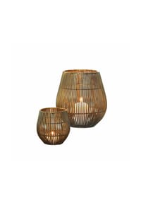 LOBERON - Windlicht 2er Set Pontarino antikmessing - antikmessing