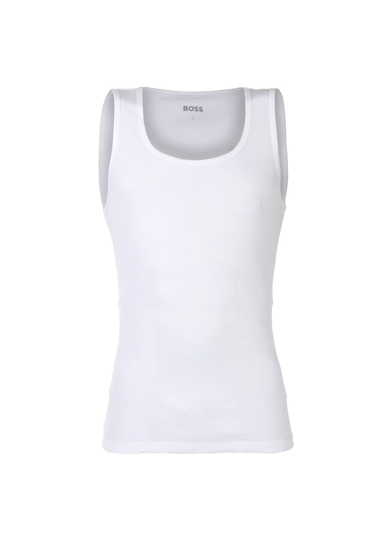 Boss Rib Classic Unterhemden, 3Er-Pack, Baumwolle, FüR Herren, Weiß, M