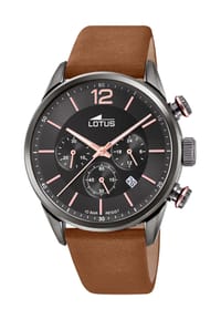 LOTUS - CHRONO Herren Chronograph "18687/2" - SCHWARZ/BRAUN