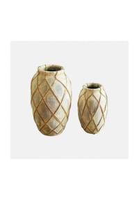 LOBERON - Vase 2er Set Deloriva antikcreme - antikcreme