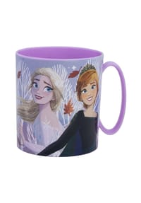 Disney - Disney Frozen Becher Mikrowellengeeigneter Kunststoffbecher 390?ml – M - Lila 9x8x11cm