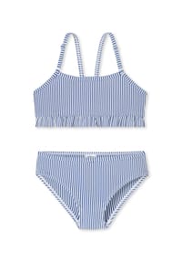 SCHIESSER - Bustier-Bikini Aqua Kids - dunkelblau