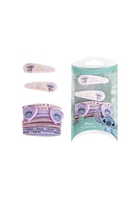 Disney - Disney Stitch Haar-Accessoires Box Kinder Haarschmuck Set - Mehrfarbig 14x8x3,5 cm