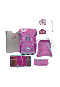 DerDieDas® ErgoFlex - ErgoFlex Easy - Schulranzen Set 5tlg. 950 g (Purple Unicorn) - Sweet Sprinkles