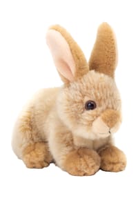 HERMANN Teddy COLLECTION® - Collection Kuscheltier Hase, sitzend, 18 cm - BRAUN