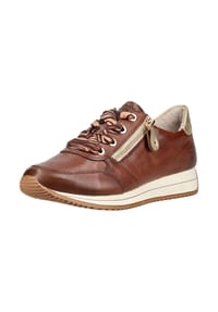 remonte® - Sneaker, Glattleder, für Damen - Mittelbraun