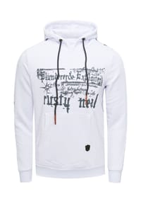 RUSTY NEAL® - Sweatshirt mit plakativem Frontprint - Grau