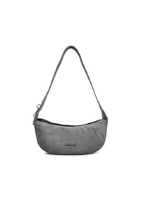 PATRIZIA PEPE - Schultertasche Leder 34 cm - bluish gray
