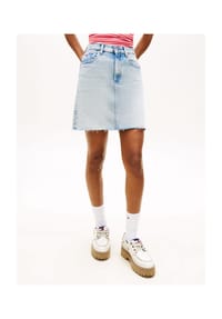 TOMMY Jeans - Jeansrock, Five-Pocket, für Damen - 0  1AB DENIM LIGHT