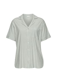 s.Oliver - Everyday Pyjama-Oberteil, Reverskragen, für Damen - 28215 DK GREEN STR