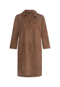 BETTY BARCLAY - Hemdblusenkleid mit Knopfleiste - Dark Coffee