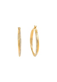 CELESTA® - Damen Creolen, 925er Silber - gold